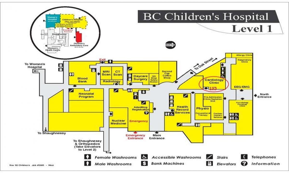 harta bc spitalul de copii