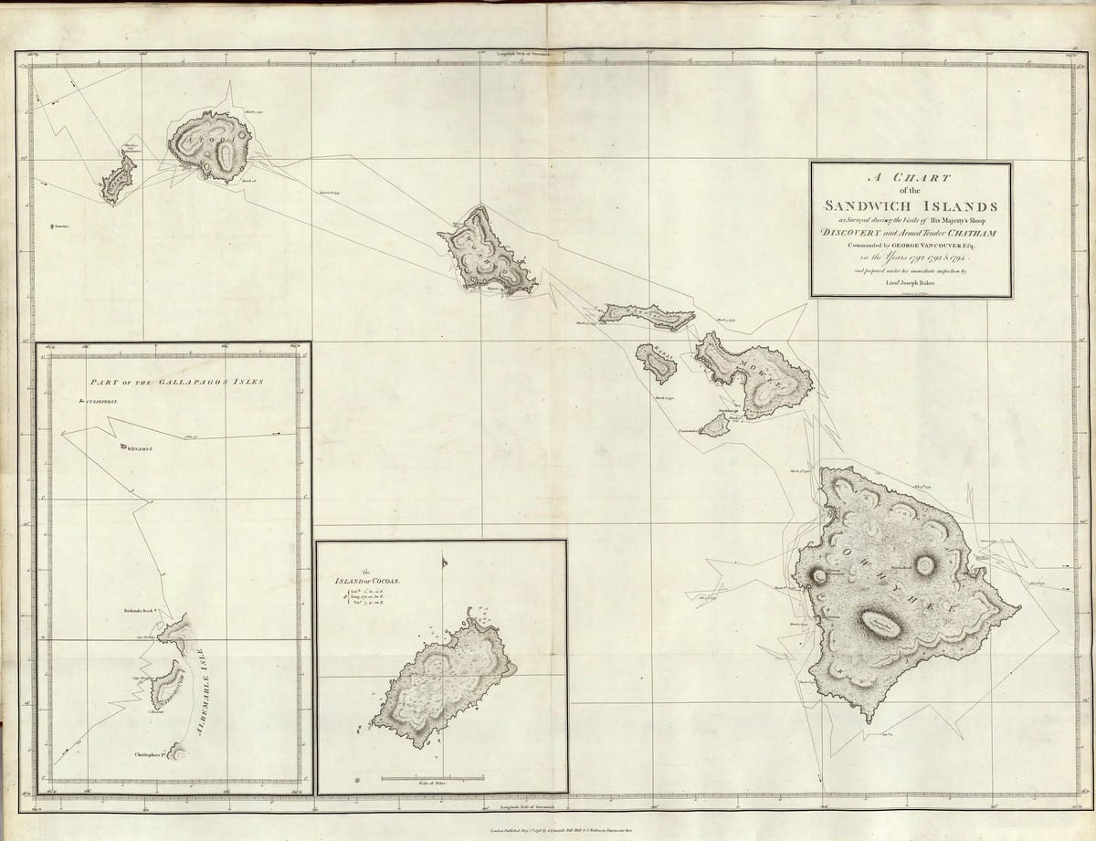 Harta de george vancouver