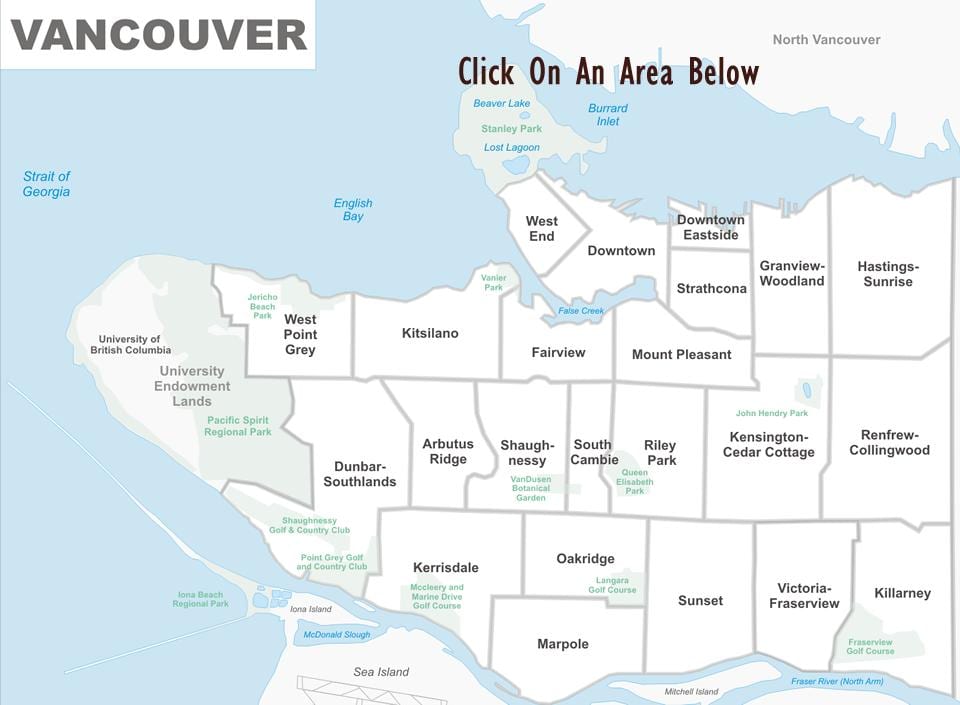 vancouver imobiliare hartă