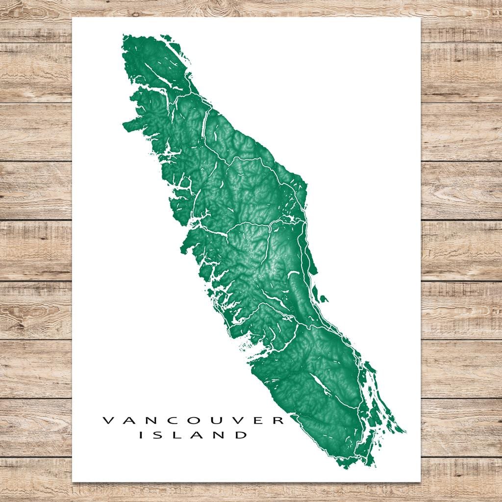 Harta insula vancouver arta