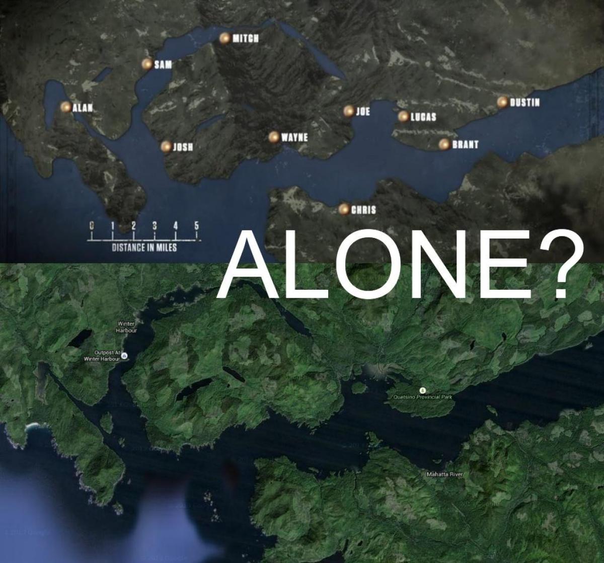 Harta insulei vancouver singur