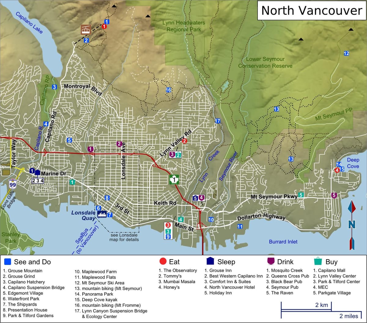 harta north vancouver bc
