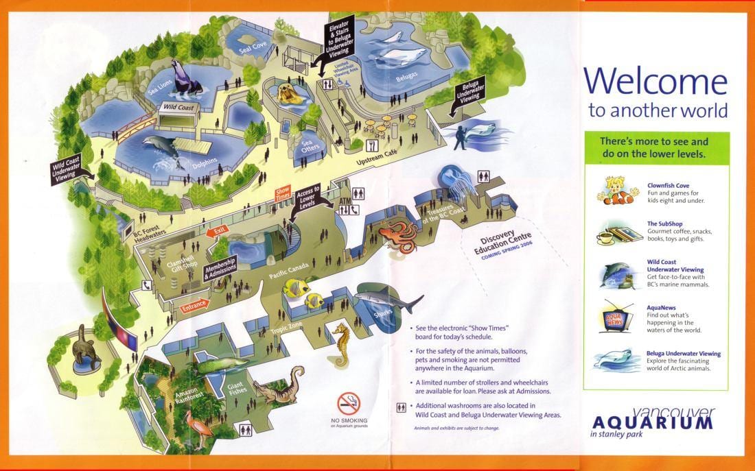 Harta vancouver aquarium