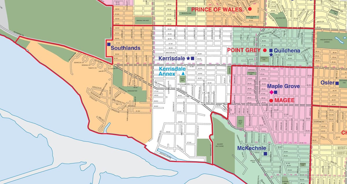 vancouver captare hartă