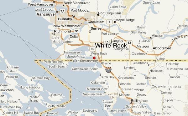 Harta white rock vancouver