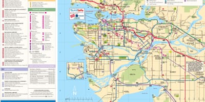 Harta greater vancouver bc