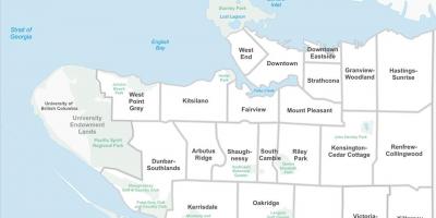 Vancouver imobiliare hartă