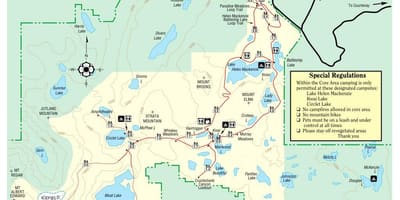 Harta insulei vancouver parcuri provinciale
