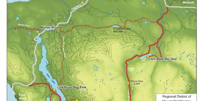 Harta insulei vancouver pesteri