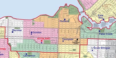 Vancouver școala de circumscripție limita hartă