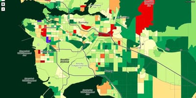 Harta vancouver demografice
