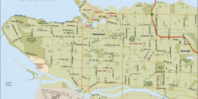 Vancouver locație hartă