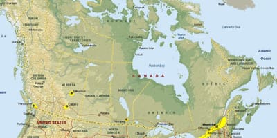 Harta vancouver de trecere a frontierei