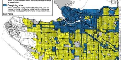 Harta zona vancouver