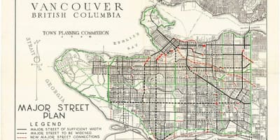 Hartă de epocă vancouver