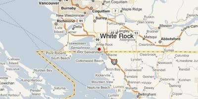 Harta white rock vancouver
